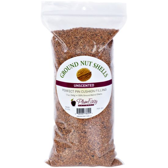Picture of PlumEasy Patterns Ground Walnut Shells For Pin Cushions 12oz Unscented