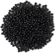 Picture of Pony Beads 6mmx9mm 720/Pkg Opaque Black