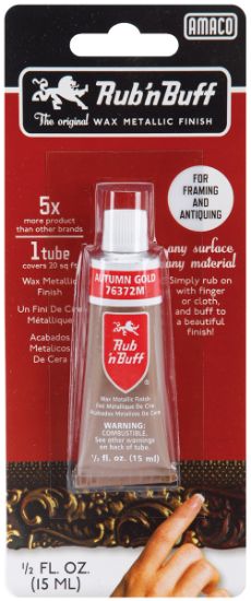 Picture of Rub 'n Buff Metallic Wax Finish .5oz Autumn Gold