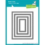 Picture of Lawn Cuts Custom Craft Die Large Stitched Rectangle