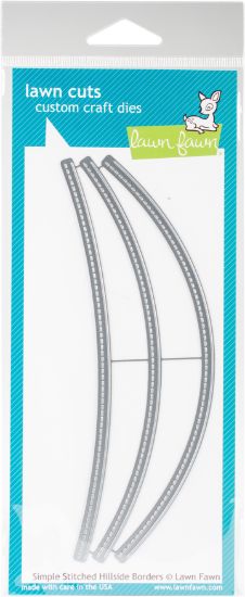 Picture of Lawn Cuts Custom Craft Die Simple Stitched Hillside Borders