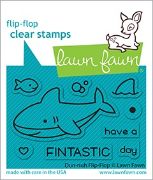 Picture of Lawn Fawn Clear Stamps 3"X2" Duh-Nuh Flip-Flop