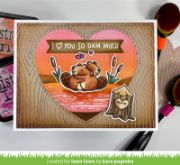 Picture of Lawn Fawn Clear Stamps 3"X2"-So Dam Much