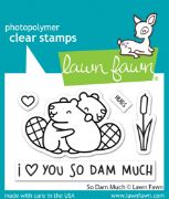 Picture of Lawn Fawn Clear Stamps 3"X2"-So Dam Much
