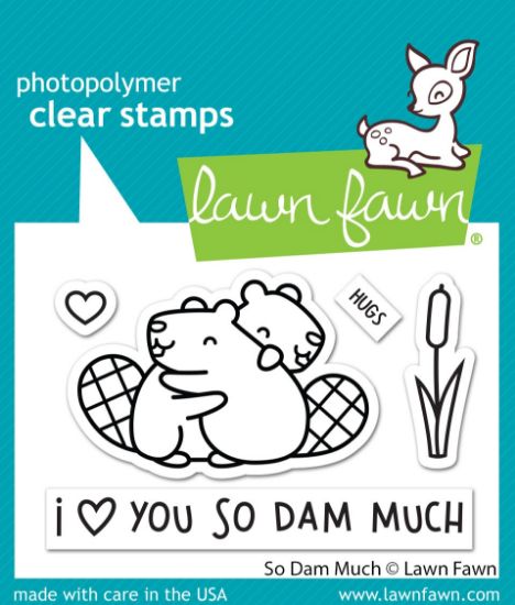 Picture of Lawn Fawn Clear Stamps 3"X2"-So Dam Much