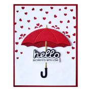 Picture of Spellbinders Etched Dies By Vicki Papaioannou-Raining Hearts- Showered In Love