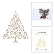 Picture of Spellbinders Glimmer Hot Foil Plate-Flourished Tree- Winter Garden