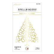Picture of Spellbinders Glimmer Hot Foil Plate-Flourished Tree- Winter Garden