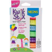 Picture of Kwik Stix Tempera Paint 6/Pkg Neon
