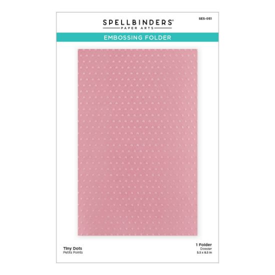 Picture of Spellbinders Embossing Folder-Tiny Dots