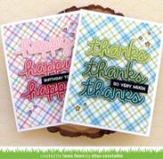 Picture of Lawn Fawn Clear Stamps 4"X6" Scripty Bubble Sentiments