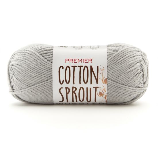 Picture of Premier Cotton Sprout Worsted Yarn-Silver