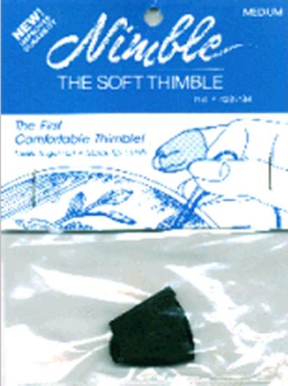 Picture of Leather Nimble Thimble W/Metal Tip Medium