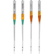 Picture of Universal Ball Point Machine Needles Sizes 9/70 (2) & 11/80 (2)