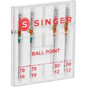 Picture of Universal Ball Point Machine Needles Sizes 9/70 (2) & 11/80 (2)