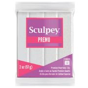 Picture of Premo Sculpey Accents Polymer Clay 2oz White Gold Glitter
