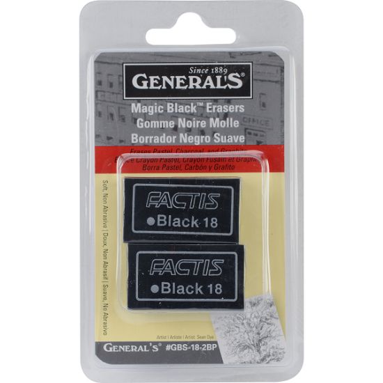 Picture of Magic Black Erasers 2/Pkg 