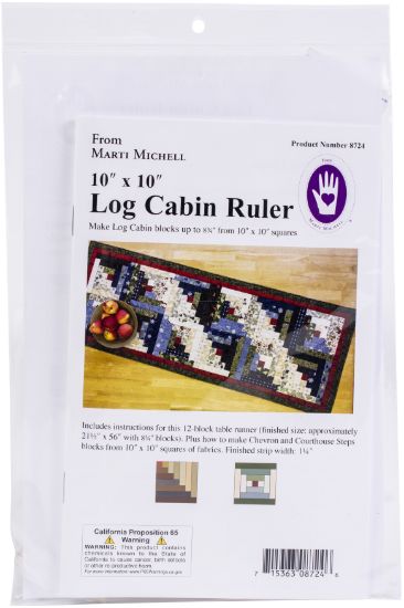 Picture of Marti Michell Log Cabin Ruler 10"X10" Square