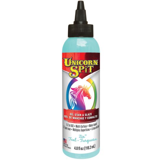 Picture of Unicorn Spit Wood Stain & Glaze 4oz Zia Teal