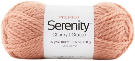Picture of Premier Yarns Serenity Chunky Yarn - Solid-Salmon