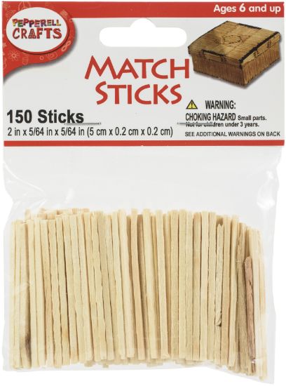 Picture of Match Sticks 2"X5/64"X5/64" 150/Pkg 