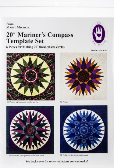 Picture of Marti Michell 20" Mariner's Compass Template  