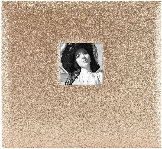Picture of MBI Expressions Post Bound Album W/Window 12"x12" Glitter Golden