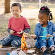 Picture of Melissa & Doug Let's Explore Campfire S'mores Play Set