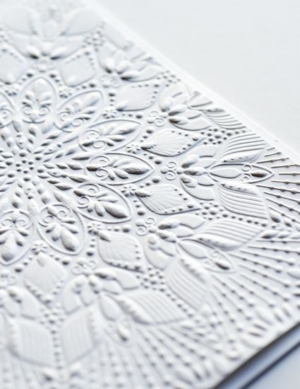 Picture of Memory Box 3D Embossing Folder 4.5"X5.75" Stunning Mandala