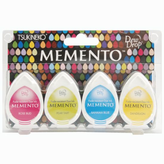 Picture of Memento Dew Drop Dye Ink Pads 4/Pkg Beach Party