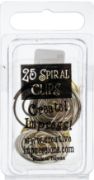 Picture of Metal Spiral Clips .75" 25/Pkg Gold & Silver