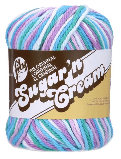 Picture of Sugar'n Cream Yarn - Ombres Beach Ball Blue