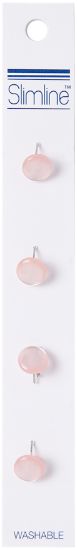 Picture of Slimline Buttons Series 1 Light Pink Shank 1/4" 4/Pkg