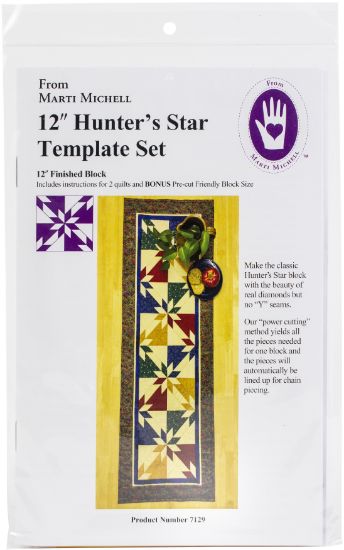 Picture of Marti Michell 12" Hunter's Star Template Set 