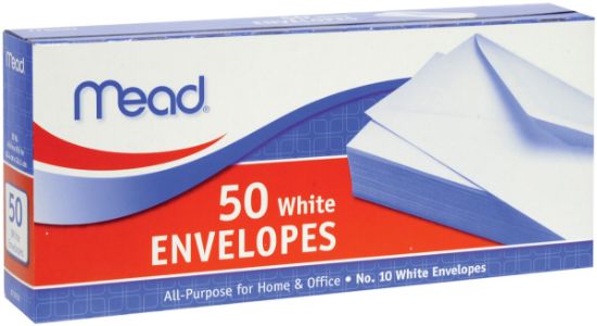 Picture of Mead Boxed Envelopes 4.125"X9.5" 50/Pkg Regular #10