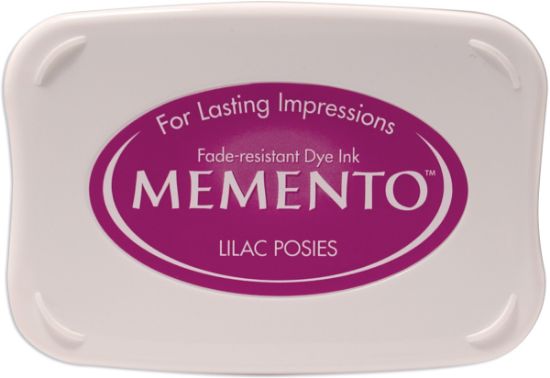 Picture of Memento Dye Ink Pad Lilac Posies