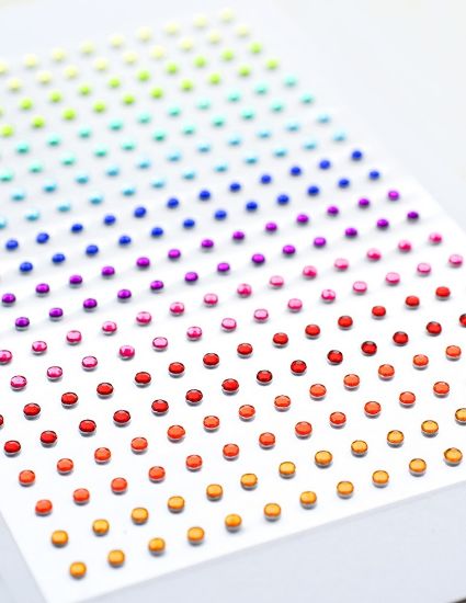 Picture of Memory Box Self-Adhesive Fairy Jewels 300/Pkg Bright