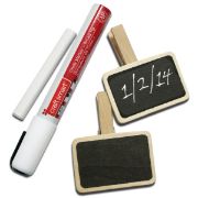 Picture of Salvaged Chalkboard Clothespins 2.875" 4/Pkg