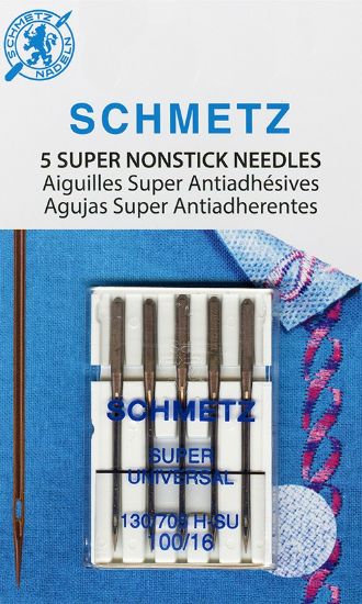 Picture of Schmetz Super Nonstick Machine Needles Size 100/16 5/Pkg