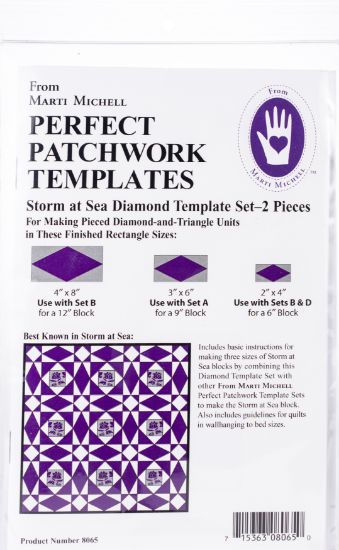 Picture of Perfect Patchwork Template Storm At Sea 2/Pkg