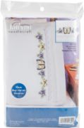 Picture of Stamped Cross Stitch Pillowcase Pair 20"X30" Pansies & Butterflies