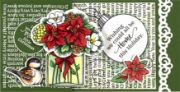 Picture of Stampendous Cling Stamp Slim Ornament Text