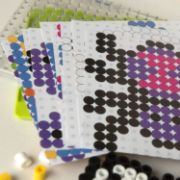 Picture of Perler Tray 'n Cards Pattern Kit BIGGIE Beads