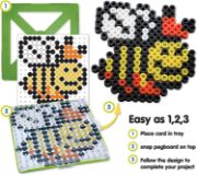 Picture of Perler Tray 'n Cards Pattern Kit BIGGIE Beads