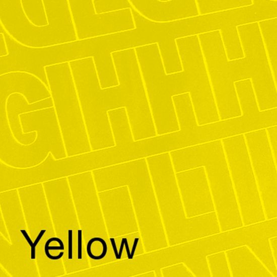 Picture of Permanent Adhesive Vinyl Letters & Numbers 1" 183/Pkg Yellow