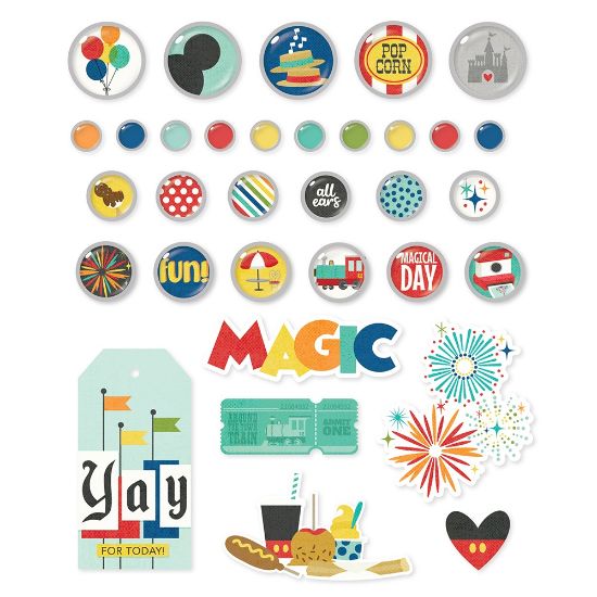 Picture of Say Cheese At The Park Decorative Brads