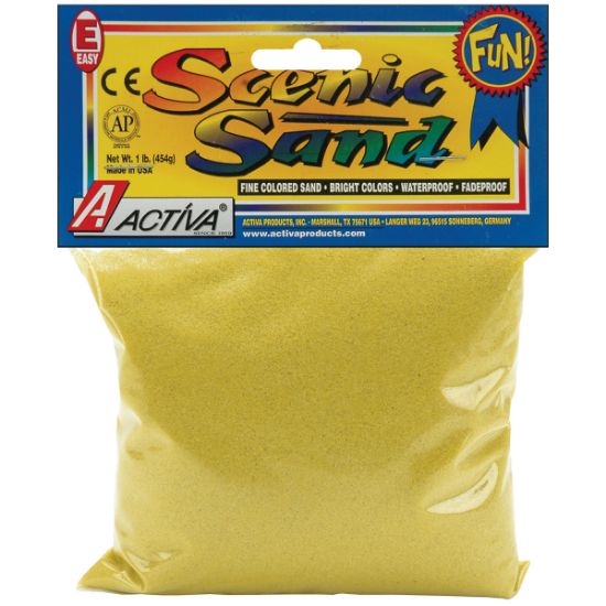 Picture of Scenic Sand 1lb Bright Yellow