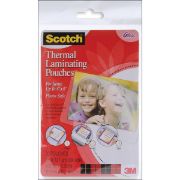 Picture of Scotch Thermal Laminator Pouches 20/Pkg 4"X6"
