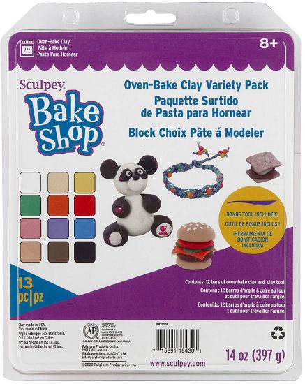 Picture of Sculpey Bake Shop Oven-Bake Clay Kit Assorted Colors