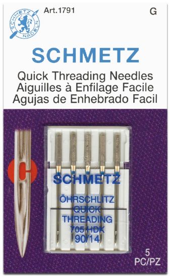 Picture of Schmetz Quick Self Threading Machine Needles-Size 90/14 5/Pkg